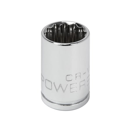 Powerbuilt 3/8" Drive 1/2" 12Pt Socket 641004